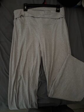 Light Gray Wide Leg Lounge Pants